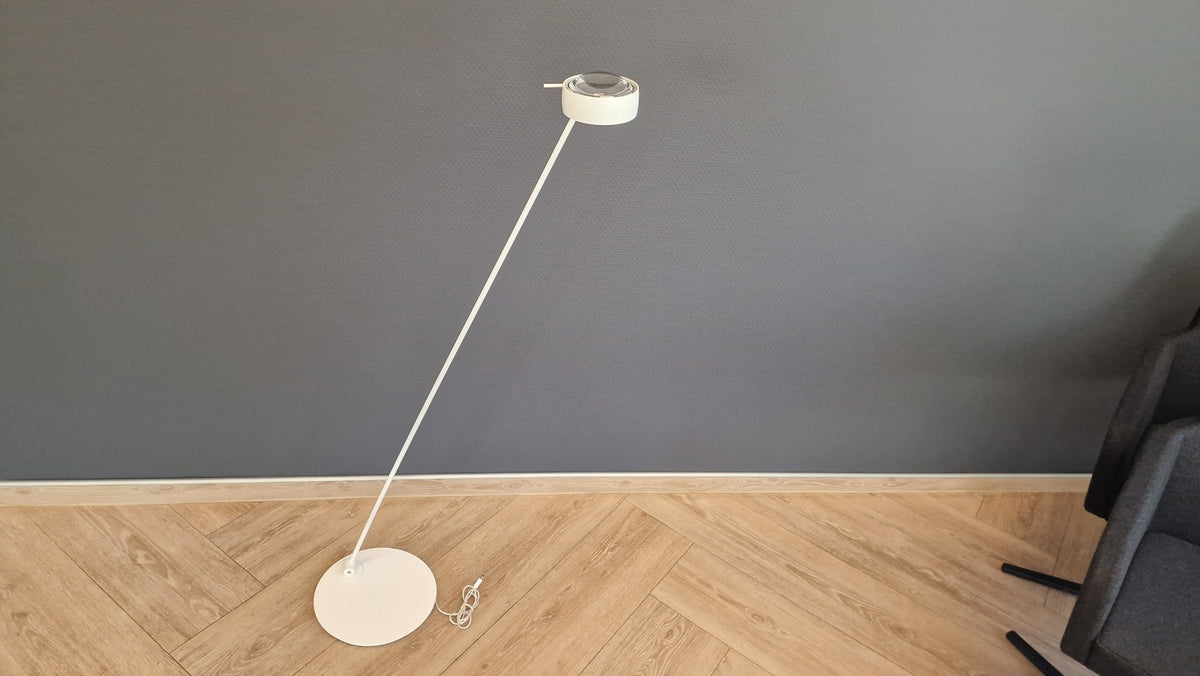 Occhio - Leseleuchte Sento Lettura E LED Weiß matt - Ausstellungsware
