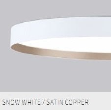 Lightnet - Pendelleuchte BASIC DECO P3 Snow White/Kupfer 600mm