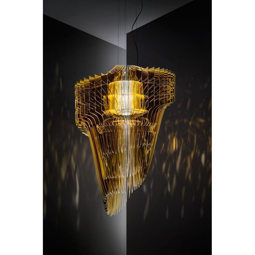 Slamp S.p.A - Pendelleuchte Aria gold