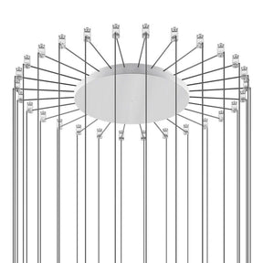 LODES - Radiales Baldachinsystem 13-28 Lights
