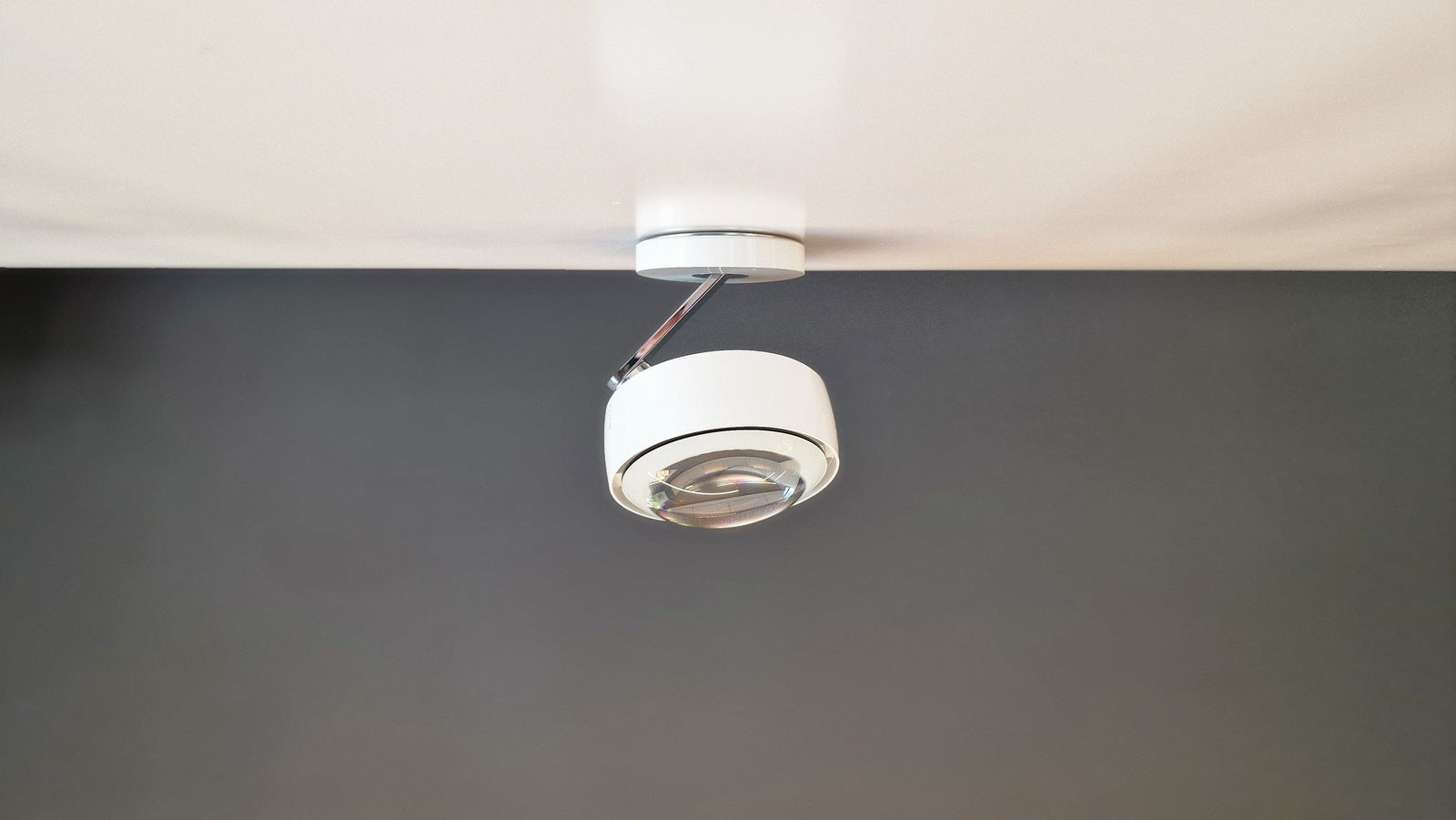 Occhio - Aufbaustrahler piu alto 3d S80 Volt weiß glanz - Ausstellungsware