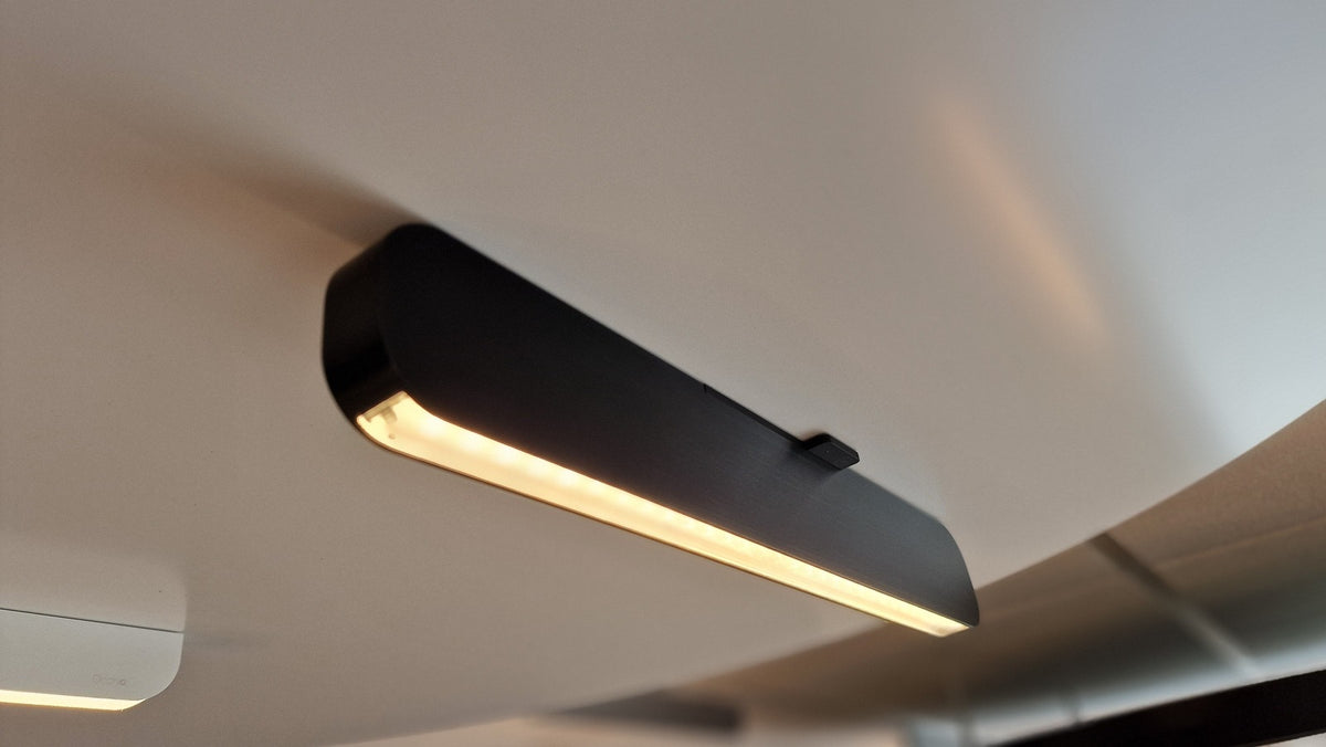 Deckenleuchte Occhio Mito alto 40 up air narrow black phantom - Ausstellungsware
