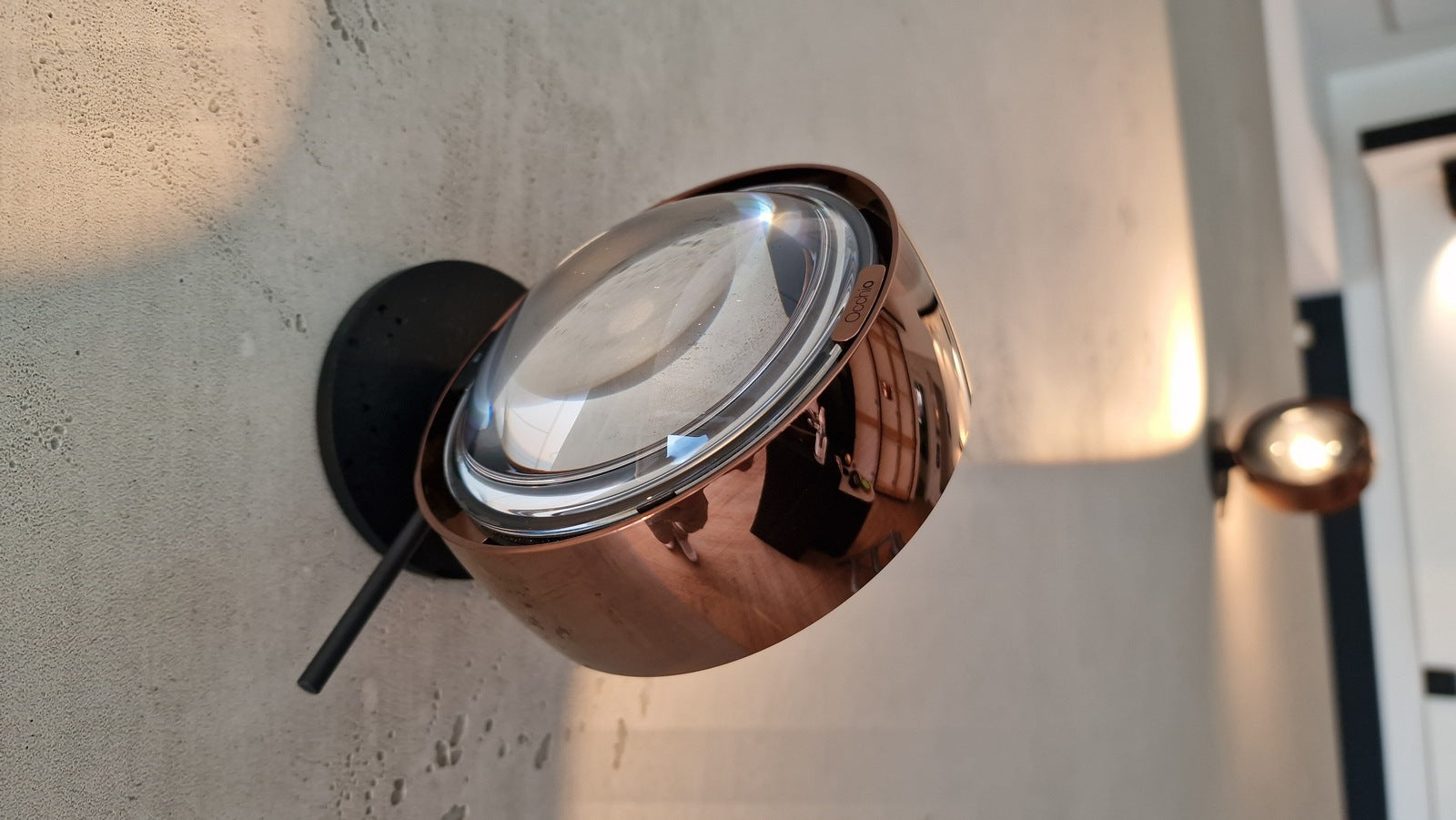 Occhio - Wandleuchte Sento D LED verticale flat air Rosegold - Ausstellungsware
