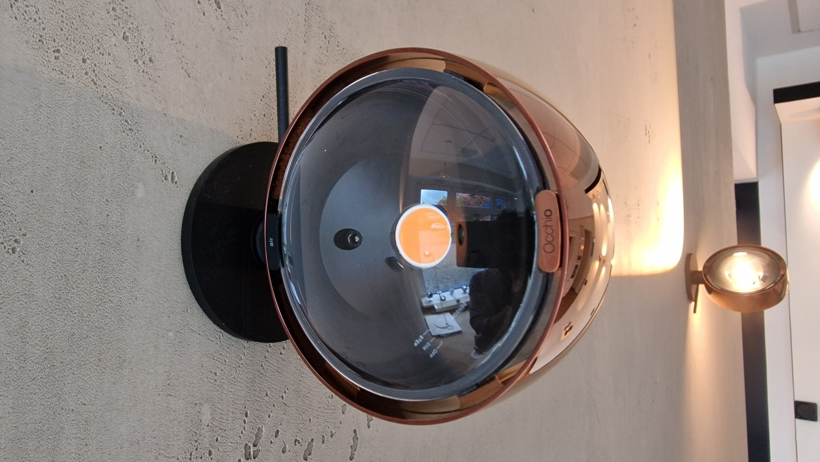 Occhio - Wandleuchte Sento D LED verticale flat air Rosegold - Ausstellungsware