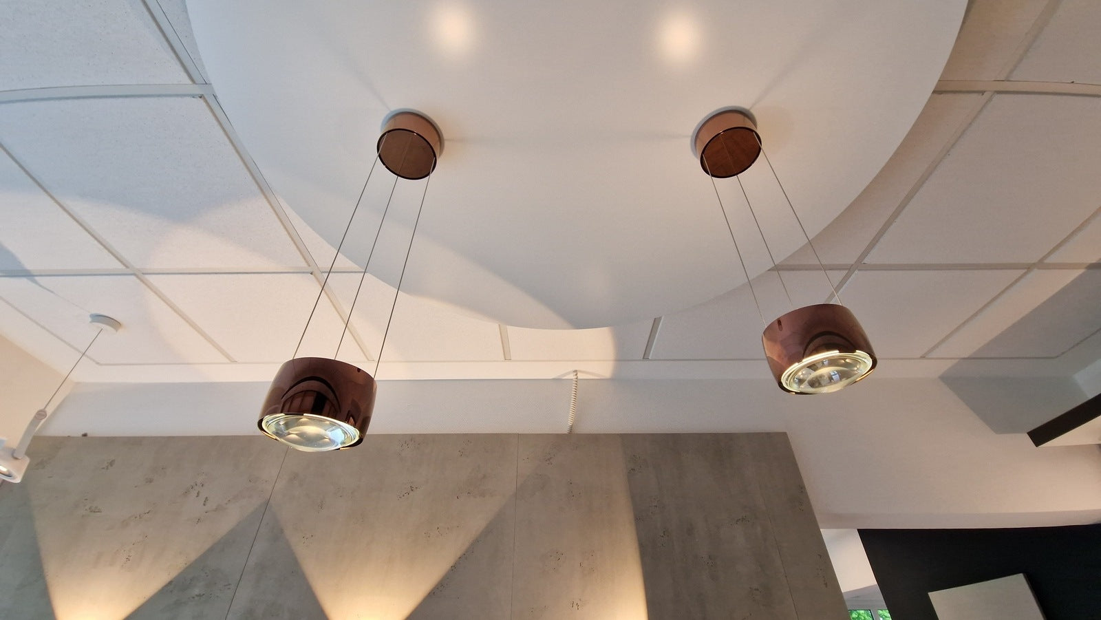 Occhio - Pendelleuchte Sento LED sospeso E up Rosegold - Ausstellungsware
