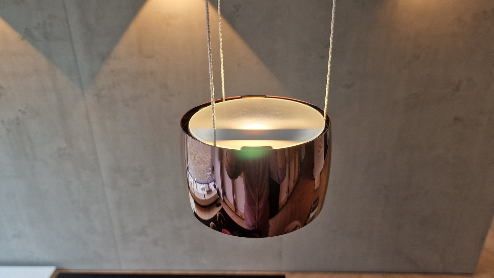 Occhio - Pendelleuchte Sento LED sospeso E up Rosegold - Ausstellungsware