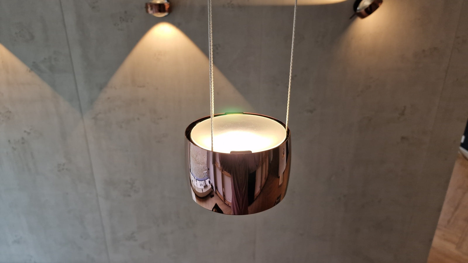 Occhio - Pendelleuchte Sento LED sospeso E up Rosegold - Ausstellungsware