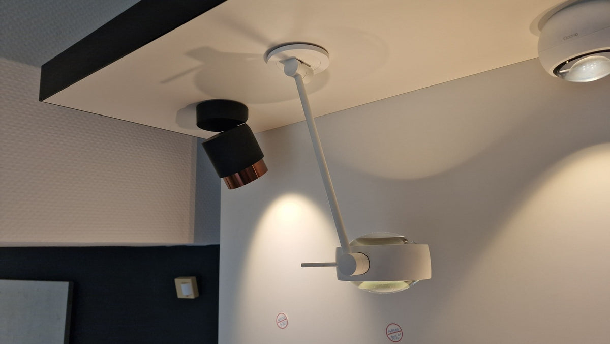 Occhio - Deckenleuchte Sento LED soffitto singolo flat D "Air" Weiß matt - Ausstellungsware
