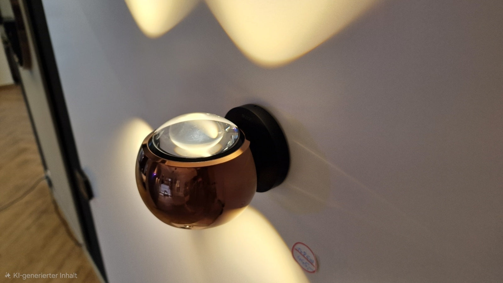 Occhio - Wandleuchte io verticale VOLT D rosegold/schwarz matt - Ausstellungsware