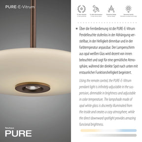 Pendelleuchte Pure E-Vitrum