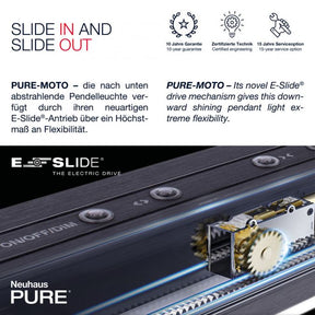 Paul Neuhaus - Pendelleuchte Pure Moto e-Slide