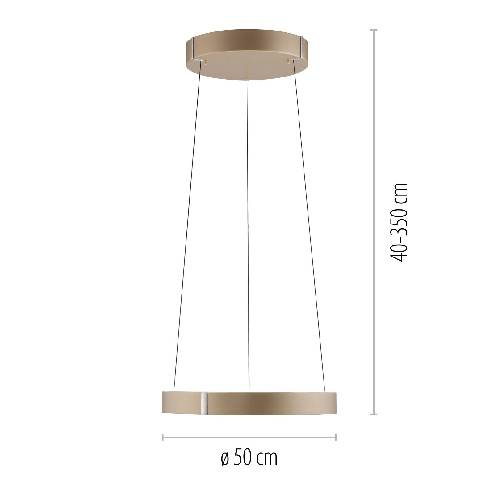 Paul Neuhaus-Pendelleuchte Pure E-Clipse LED