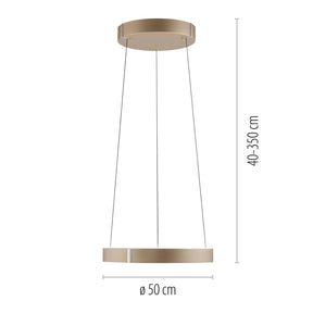 Paul Neuhaus-Pendelleuchte Pure E-Clipse LED