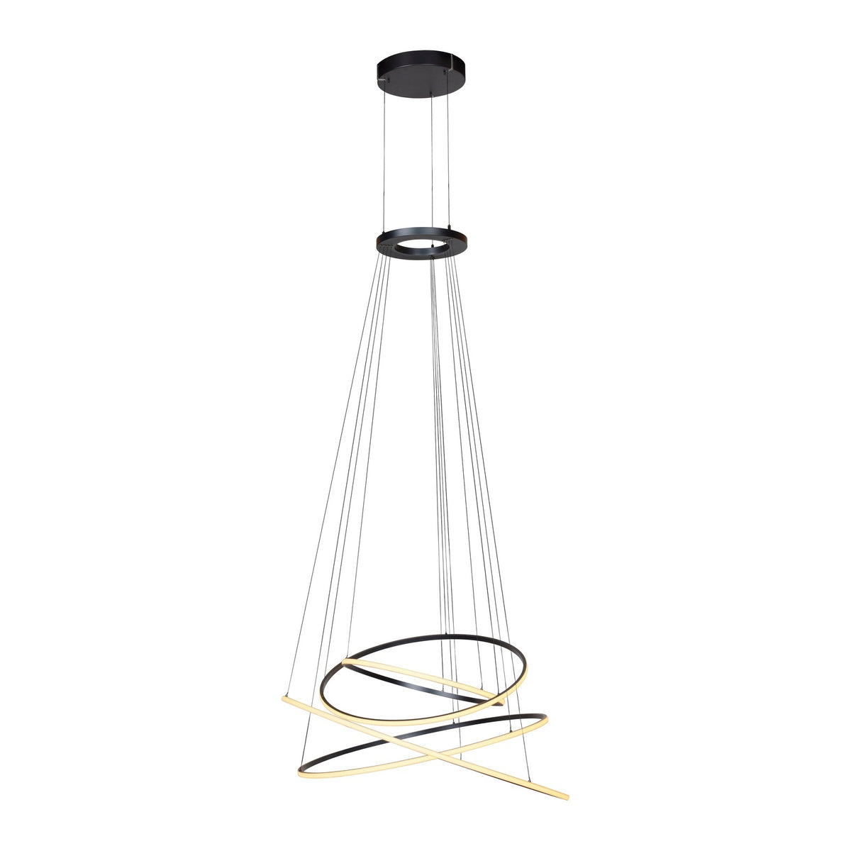 Paul Neuhaus-Pendelleuchte Pure E-Flying Rings