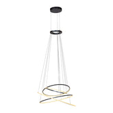Paul Neuhaus-Pendelleuchte Pure E-Flying Rings