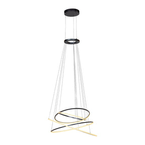 Paul Neuhaus-Pendelleuchte Pure E-Flying Rings