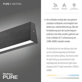 Paul Neuhaus-Pendelleuchte Pure E-Motion