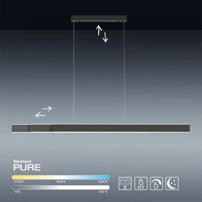 Paul Neuhaus-Pendelleuchte Pure Lume