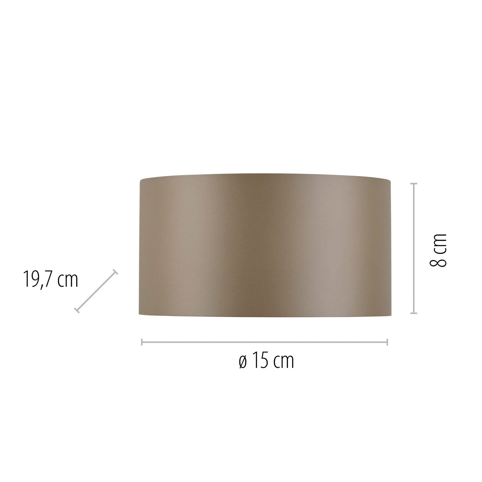 Paul Neuhaus-Wandleuchte Pure Clipse bronze LED