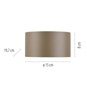 Paul Neuhaus-Wandleuchte Pure Clipse bronze LED