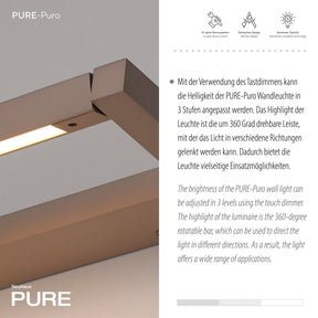 Paul Neuhaus-Wandleuchte Pure Puro