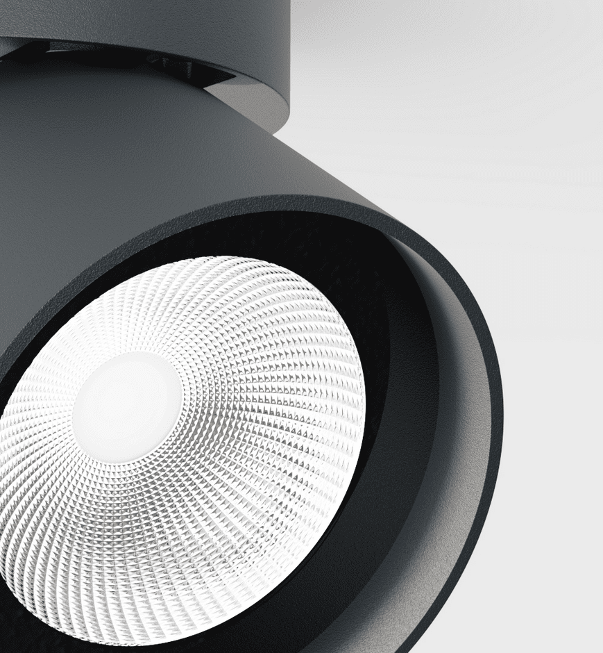 IP44 - Deckenleuchte Aufbauleuchte Pro R anthrazit LED