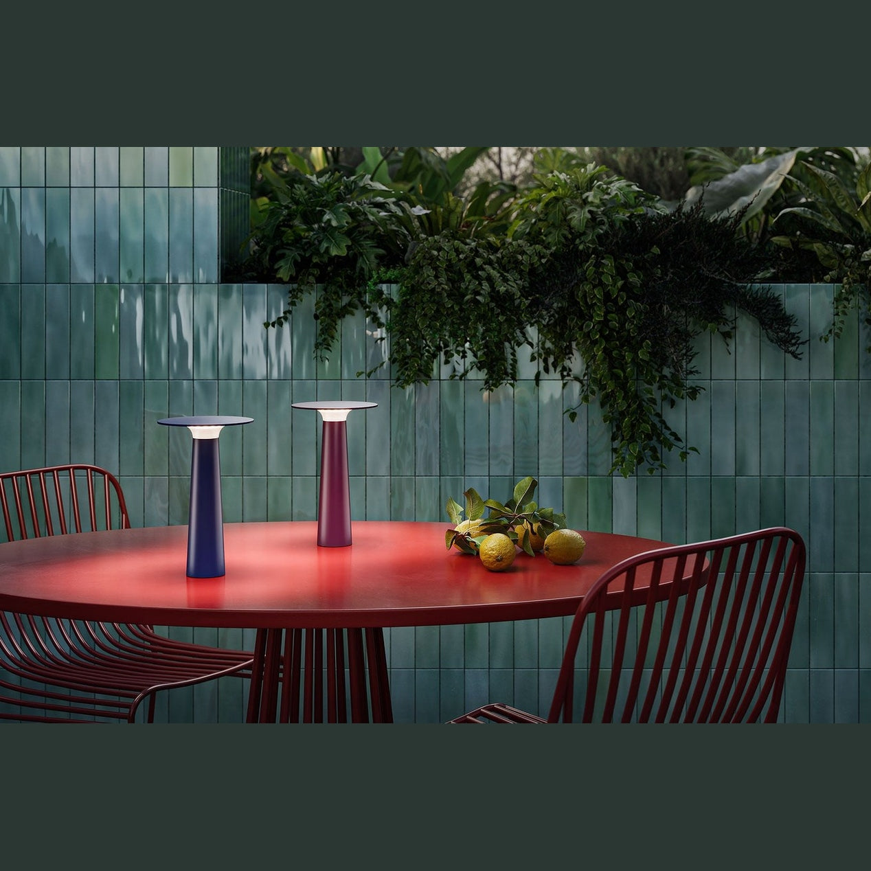 IP44.de - LED-Akkutischleuchte lix Dim to Amber