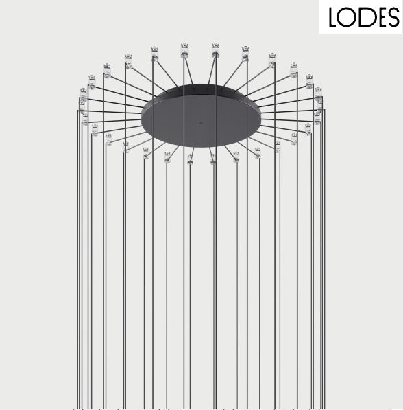 LODES - Radiales Baldachinsystem 13-28 Lights