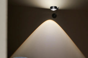 Occhio - Wandleuchte Sento E parete singolo 20 flat air black phantom - Ausstellungsware