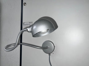 Stiletto - Wandleuchte Langarm 60cm Silber matt inkl. Reflektor und Kabel/Schalter