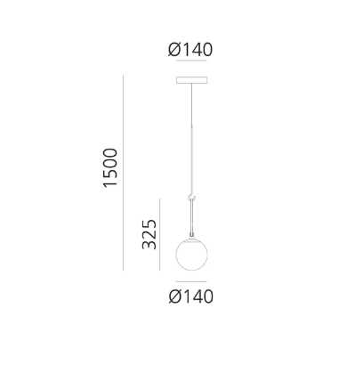 Artemide - Pendelleuchte NH Suspension