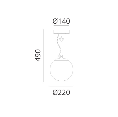 Artemide - Pendelleuchte NH Ceiling