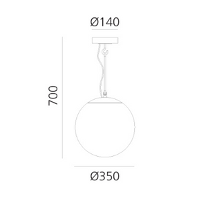 Artemide - Pendelleuchte NH Ceiling