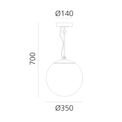 Artemide - Pendelleuchte NH Ceiling