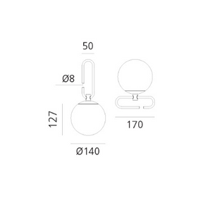 Artemide - Tischleuchte NH1217 T