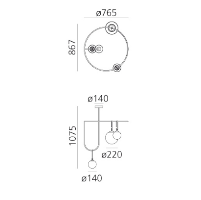 Pendelluchte - Pendelleuchte nh S4 Circulaire