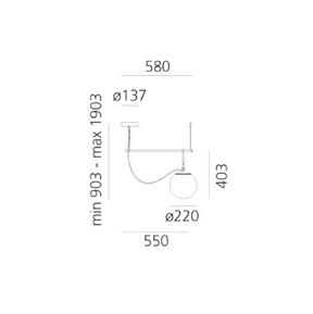 Artemide - PENDELLEUCHTE NH S