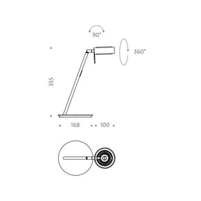 MAWA - Tischleuchte Pure mini LED