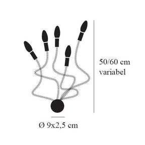 Catellani & Smith - Wand-und Deckenleuchte Minimalismo 5