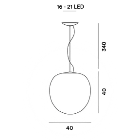 Foscarini - Pendelleuchte RITUALS weiss
