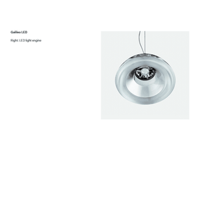 Lumina Italia - Pendelleuchte Galileo Mini Nickel LED 3-fach Ausstellungsware