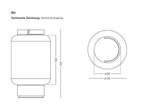 IP44 - Akkuleuchte qu LED