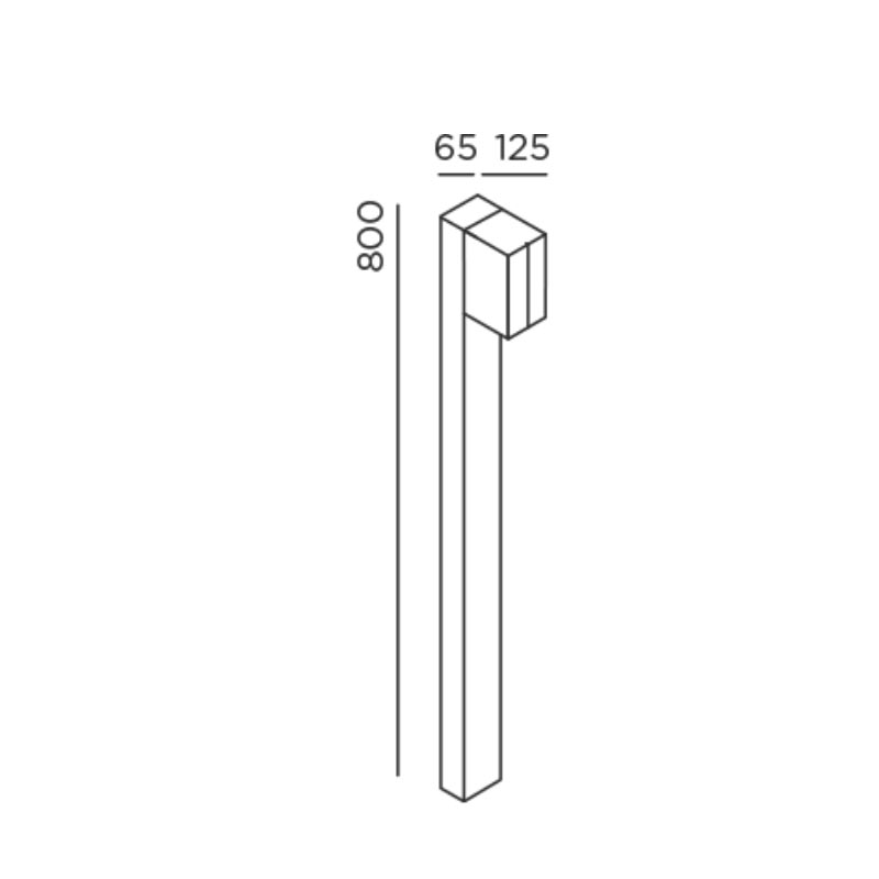 IP44 - Stehleuchte cut poller control