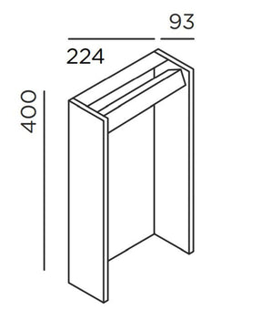 IP44 - Pollerleuchte Slat 40