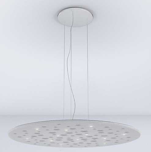 Artemide - Pendelleuchte Silent Field 2.0 - Direct + Indirect - 3000K - APP - Orange
