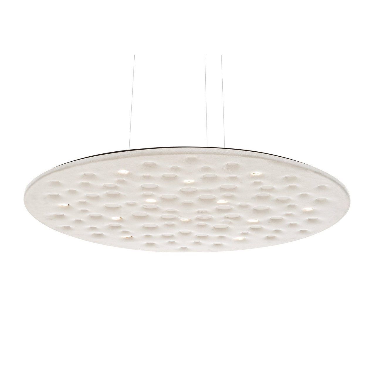 Artemide - Pendelleuchte Silent Field 2.0 - Direct + Indirect - 3000K - APP - Orange