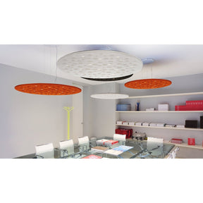 Artemide - Pendelleuchte Silent Field 2.0 - Direct + Indirect - 3000K - APP - Orange