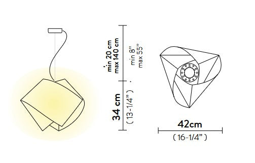 Slamp - Pendelleuchte Gemmy Prisma