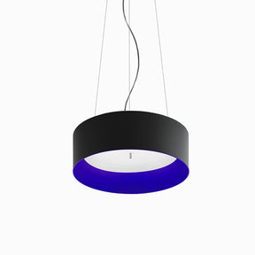 Artemide - Pendelleuchte Tagora Suspension 570 - Direkt + Indirekt - dimmbar - Schwarz/Blau