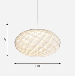 Louis Poulsen - Pendelleuchte Patera Oval 500